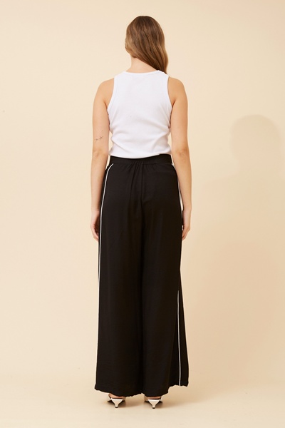 MIRIELLE SOLID WIDE LEG PANTS