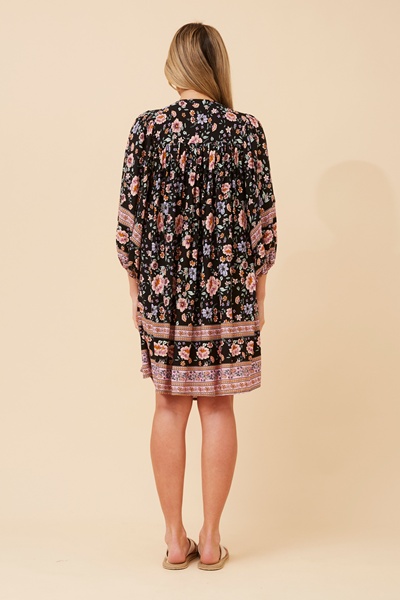 MOLLY FLORAL BABY DOLL DRESS