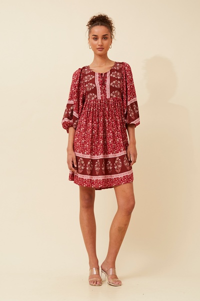 MOLLY FLORAL SHORT DRESS