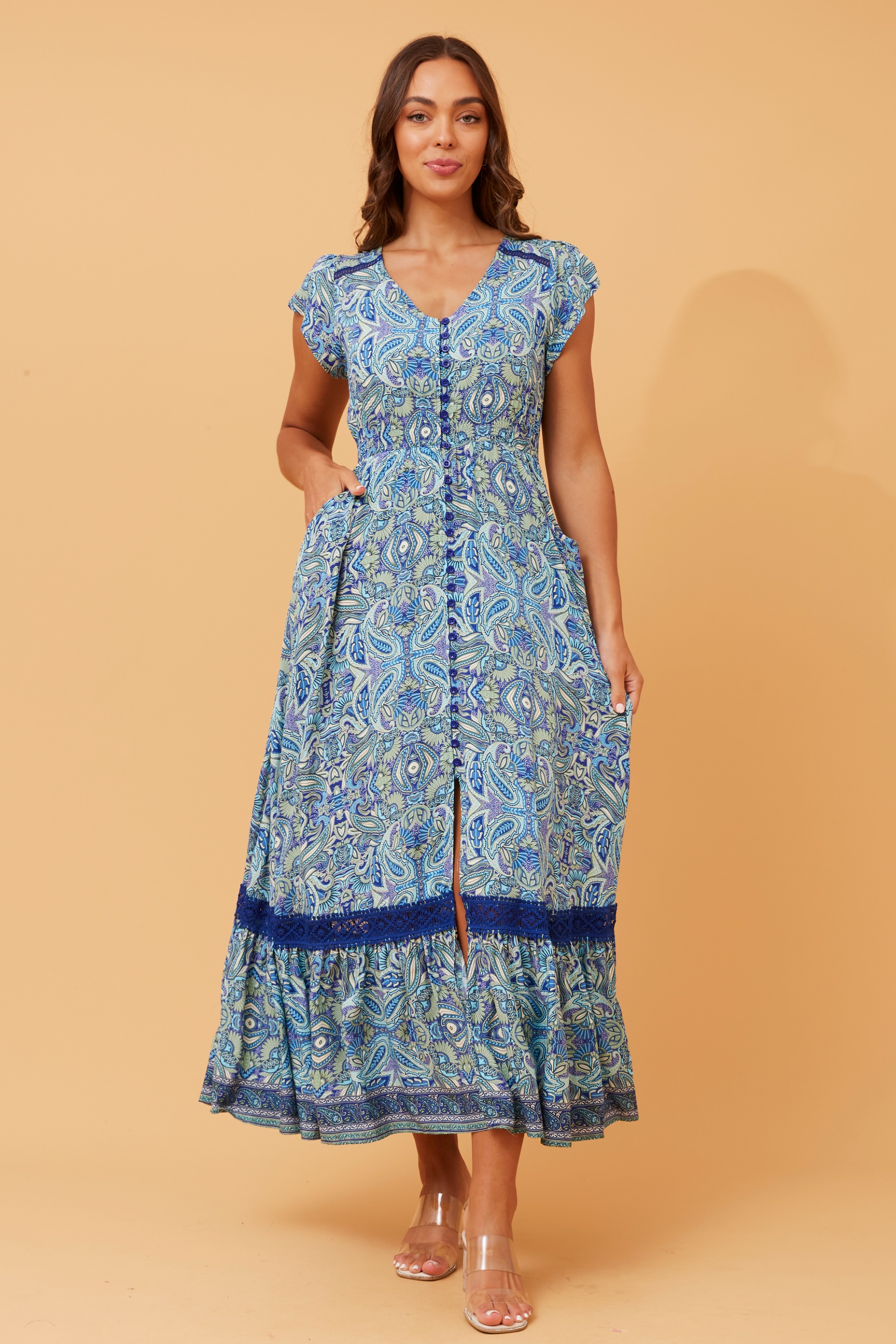 Morocco boho maxi dress & Buy Online & Femme Connection