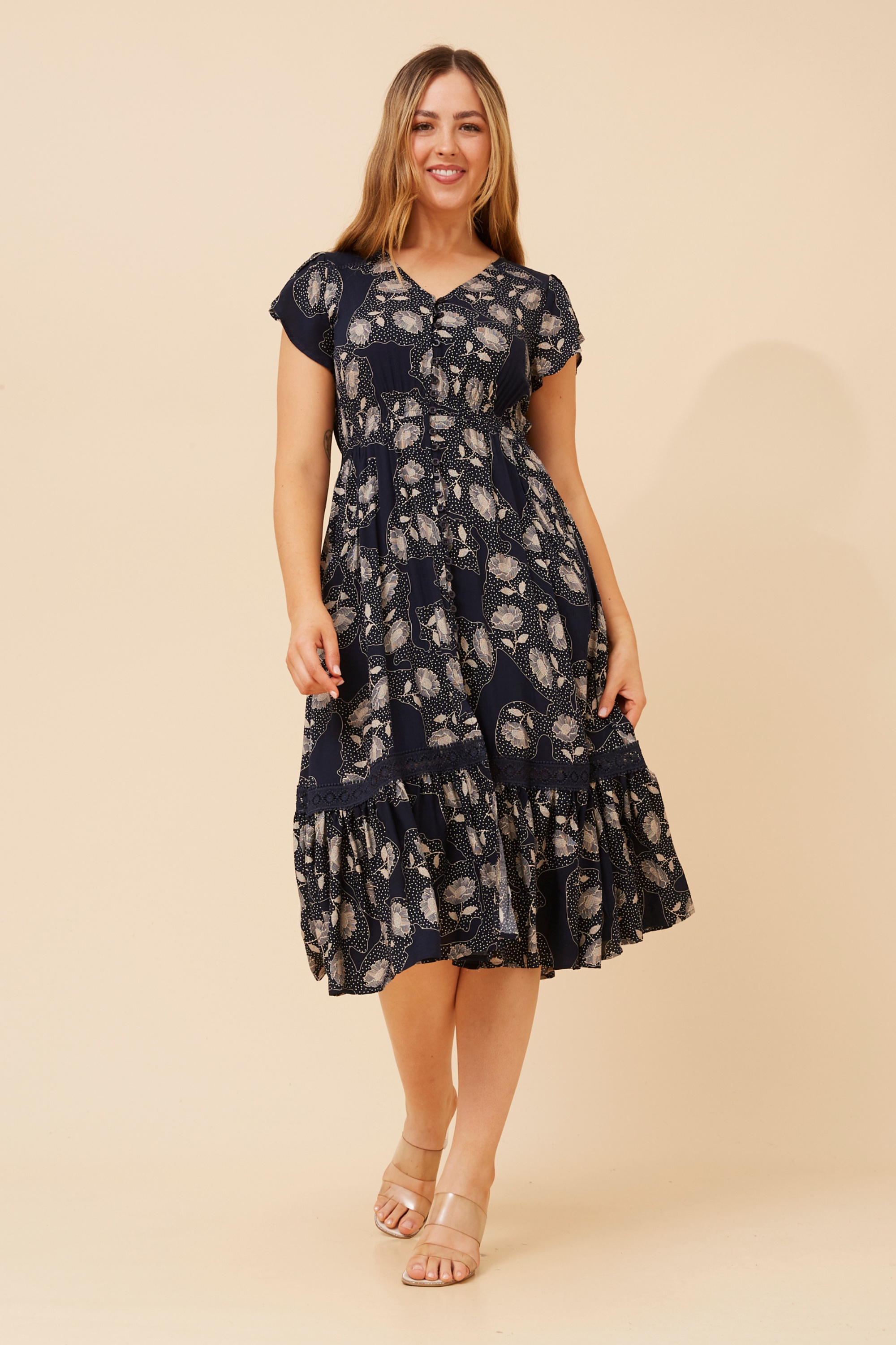 MOROCCO BOHO MIDI DRESS