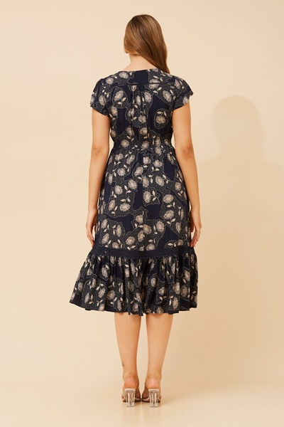 MOROCCO BOHO MIDI DRESS