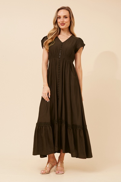 MOROCCO BOHO PRINT MAXI DRESS