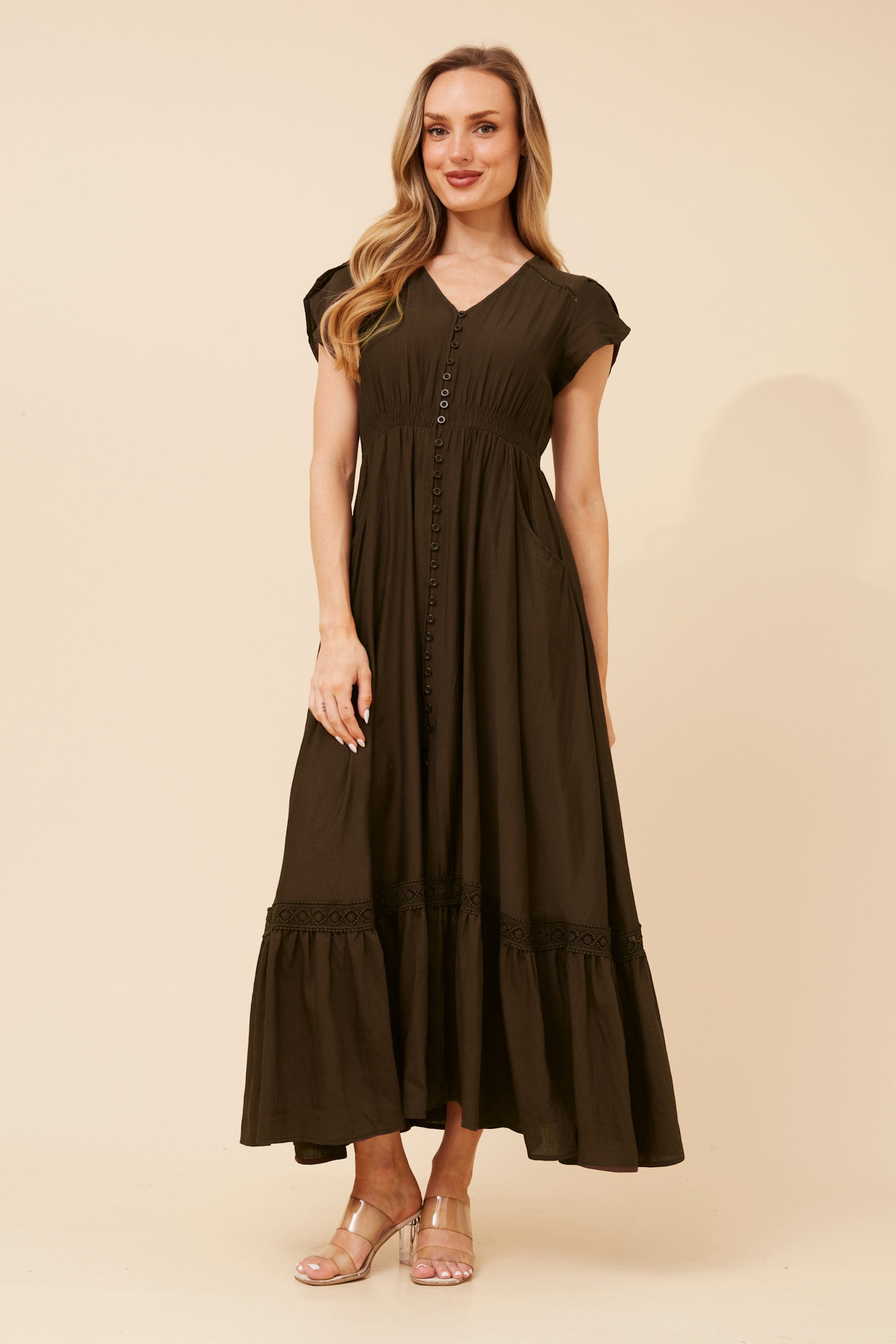 MOROCCO BOHO PRINT MAXI DRESS