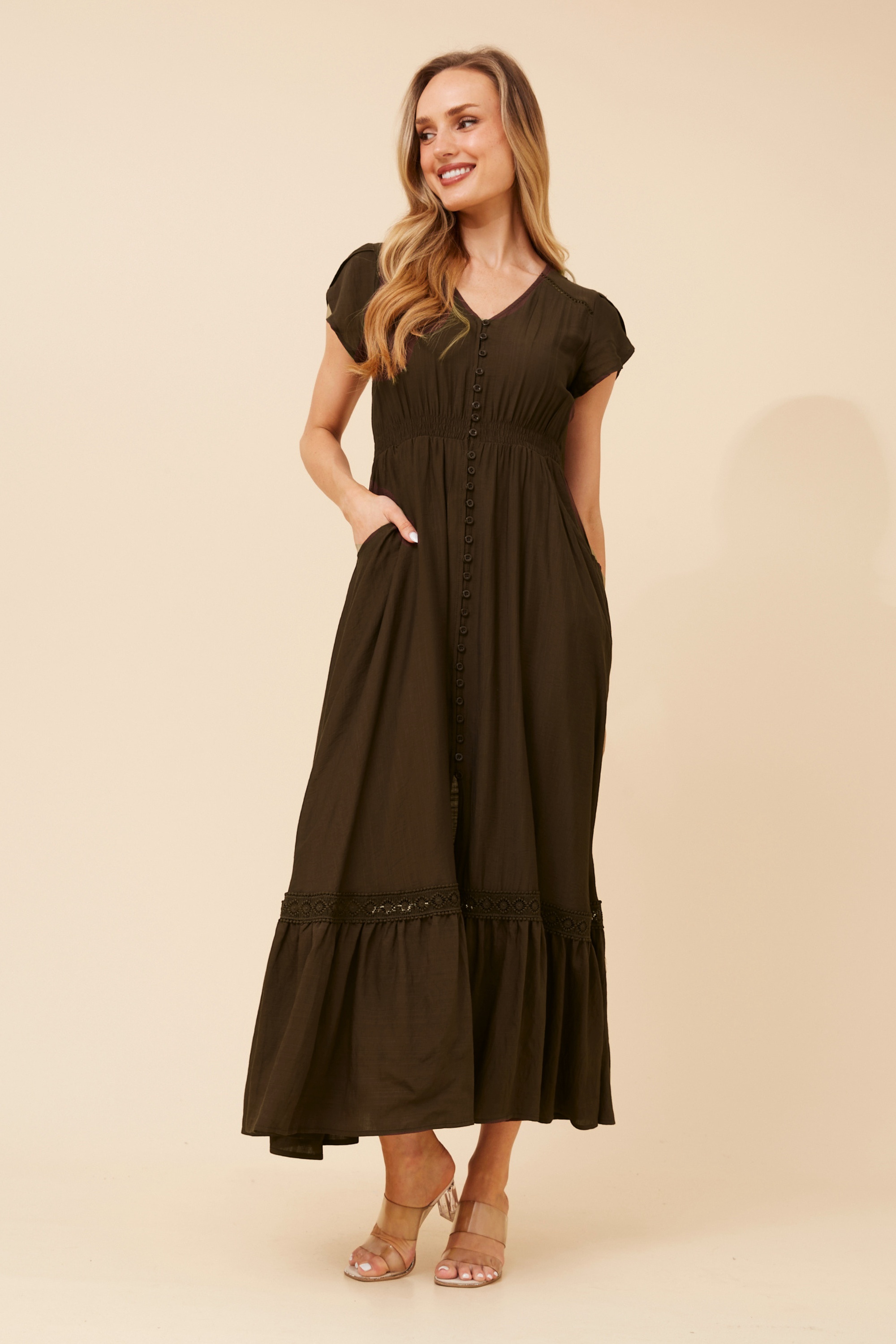 MOROCCO BOHO PRINT MAXI DRESS