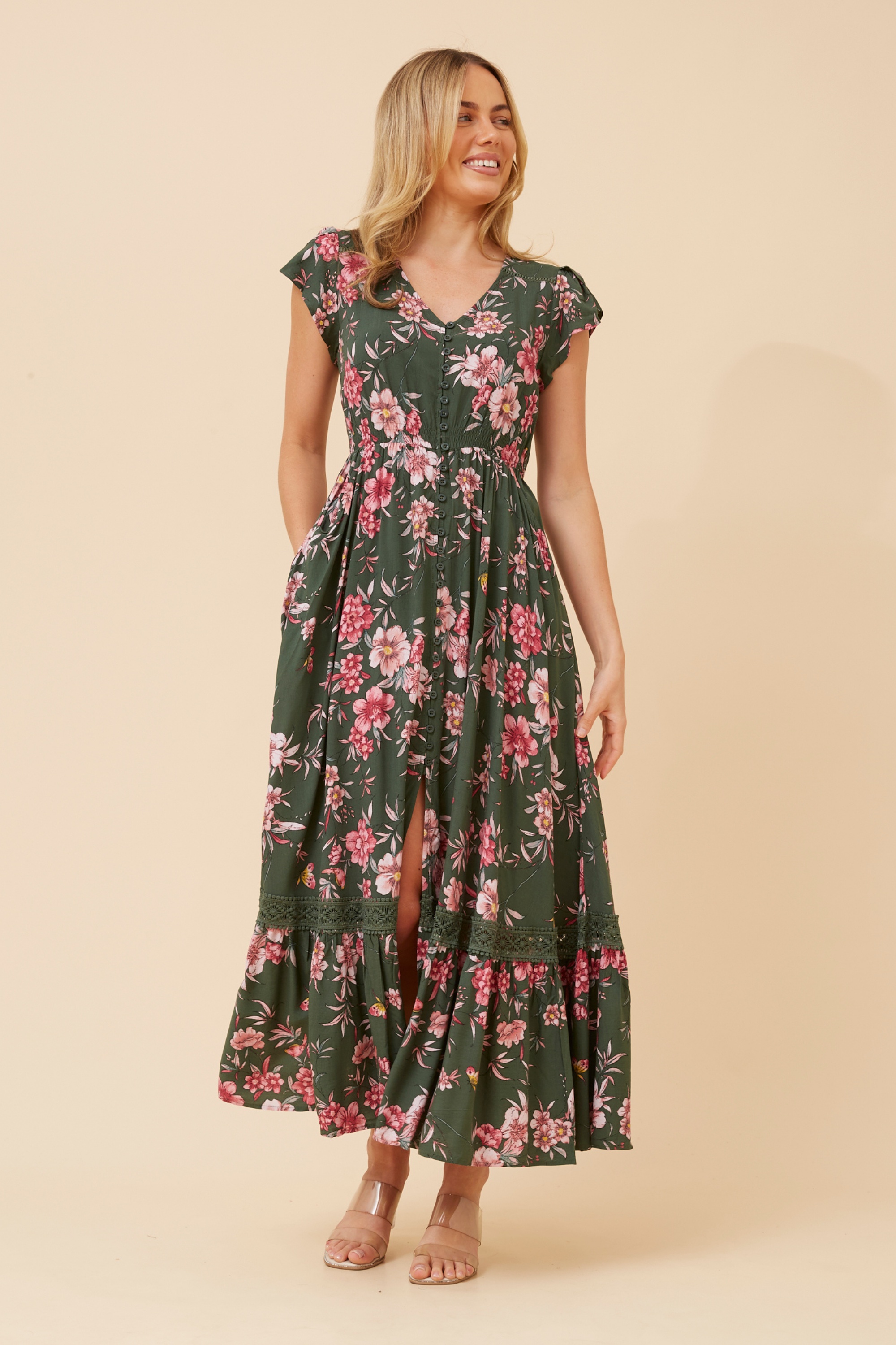 Morocco floral maxi dress | Buy Online | Femme Connection