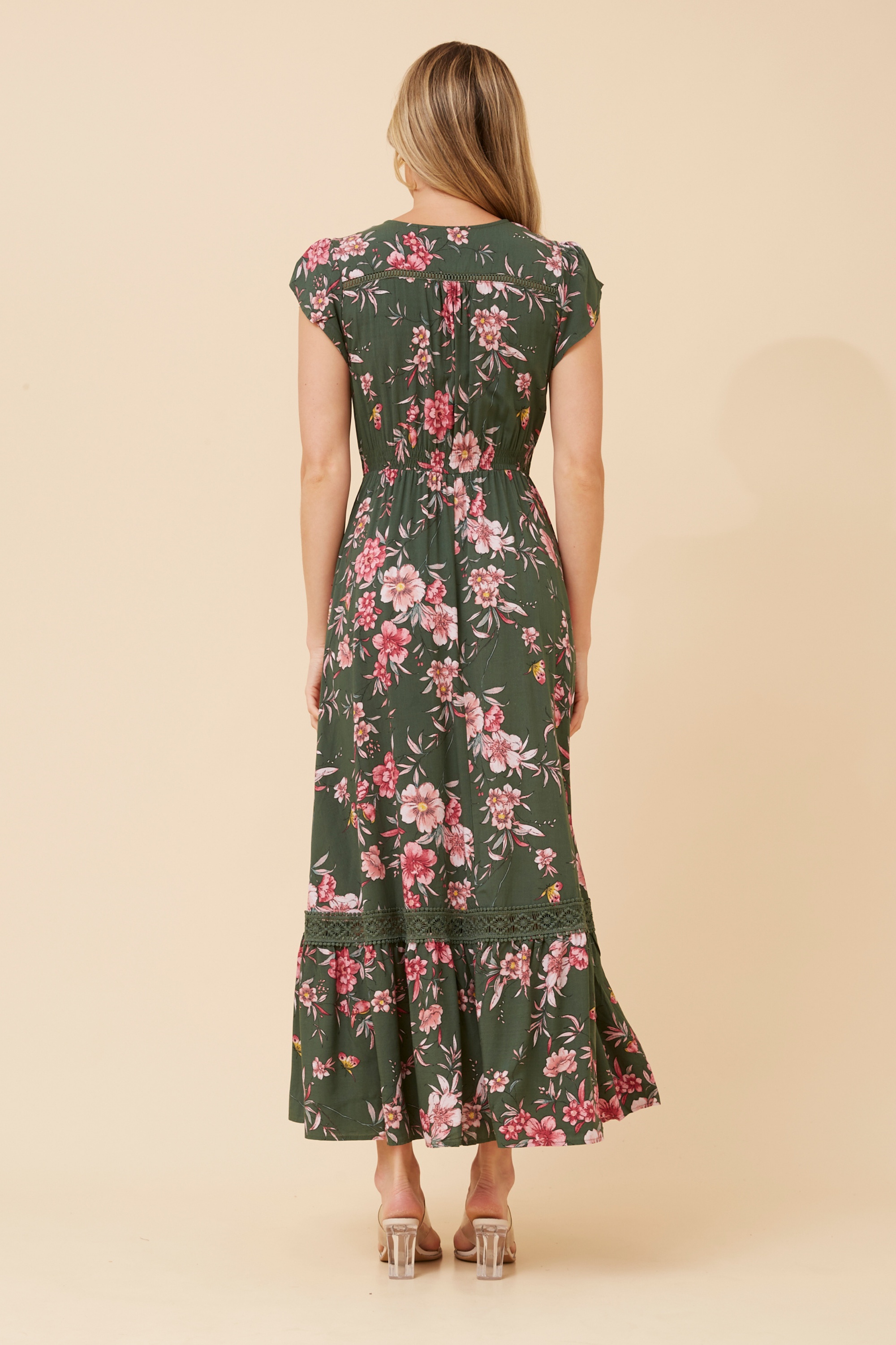MOROCCO FLORAL MAXI DRESS
