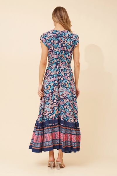 MOROCCO FLORAL MAXI DRESS