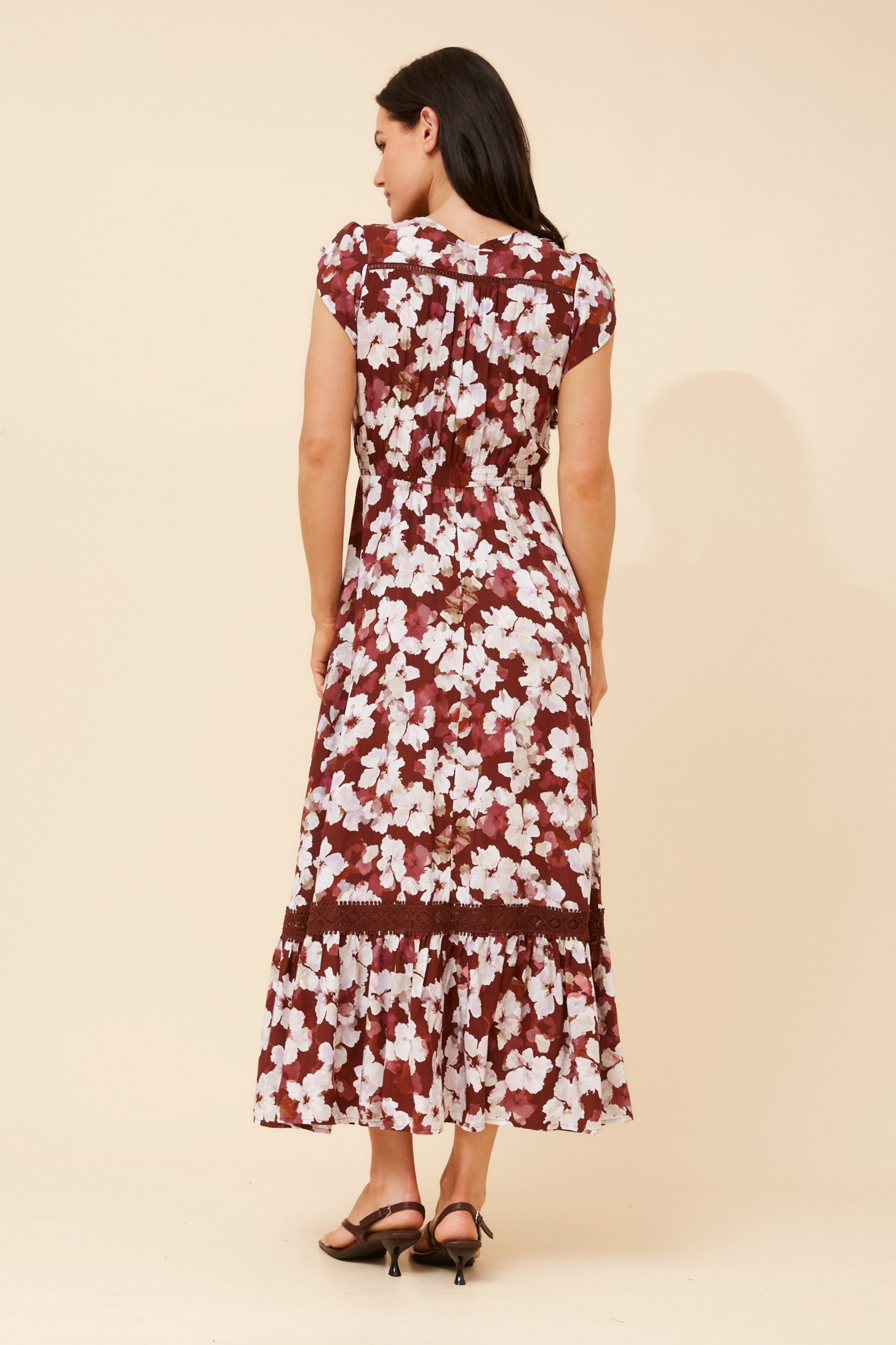 MOROCCO FLORAL MAXI DRESS