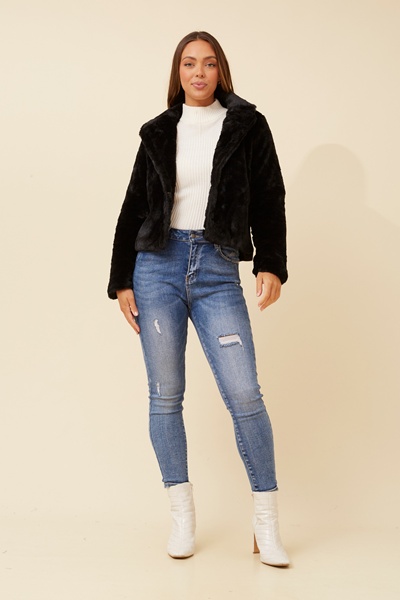 MOSCOW FAUX FUR JACKET