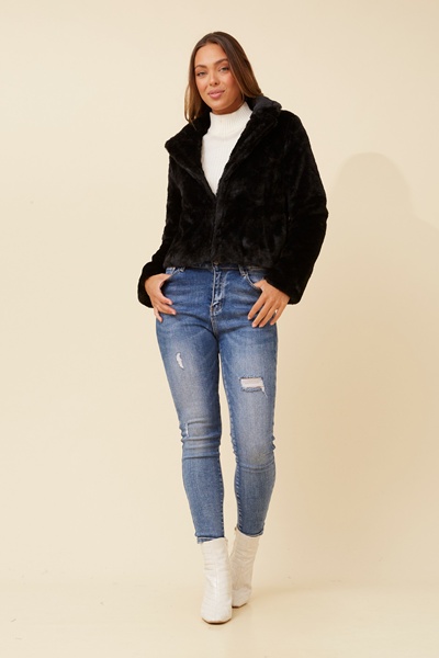 MOSCOW FAUX FUR JACKET
