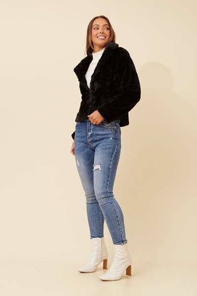 MOSCOW FAUX FUR JACKET