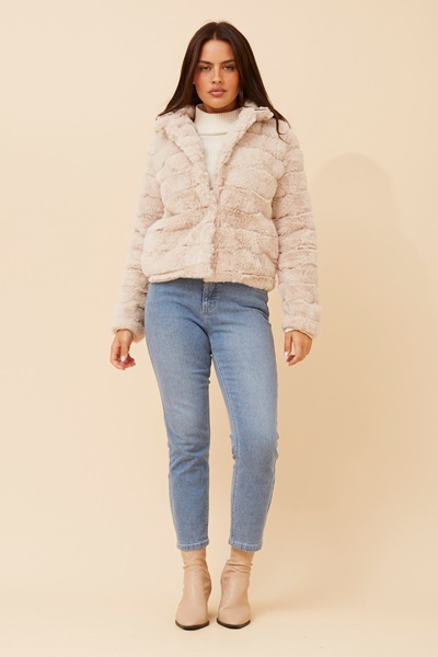 MOSCOW FAUX FUR JACKET