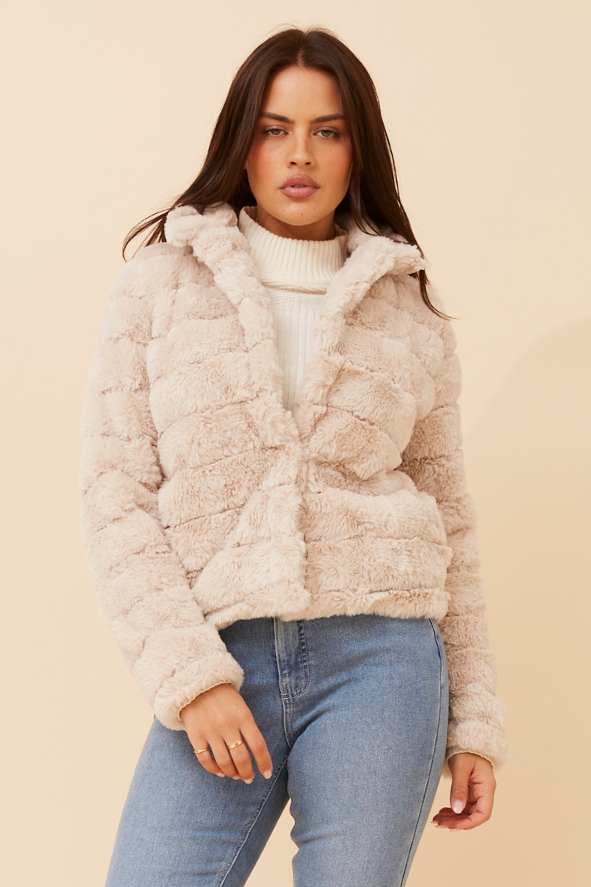 MOSCOW FAUX FUR JACKET