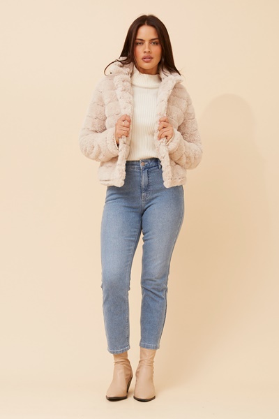 MOSCOW FAUX FUR JACKET