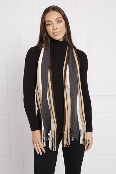 MULTI COLOUR STRIPE SCARF