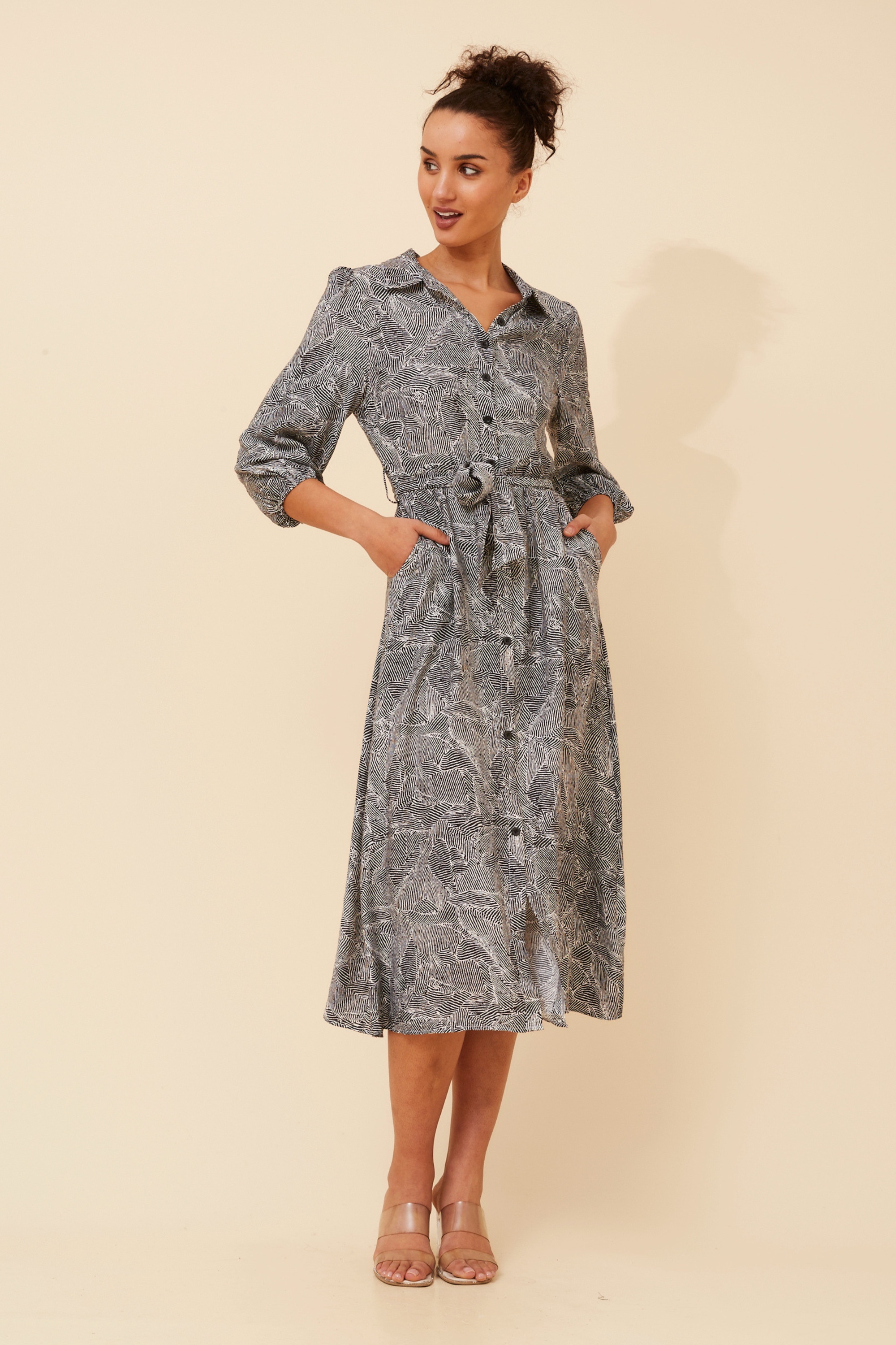 MURPHY ANIMAL PRINT MAXI DRESS