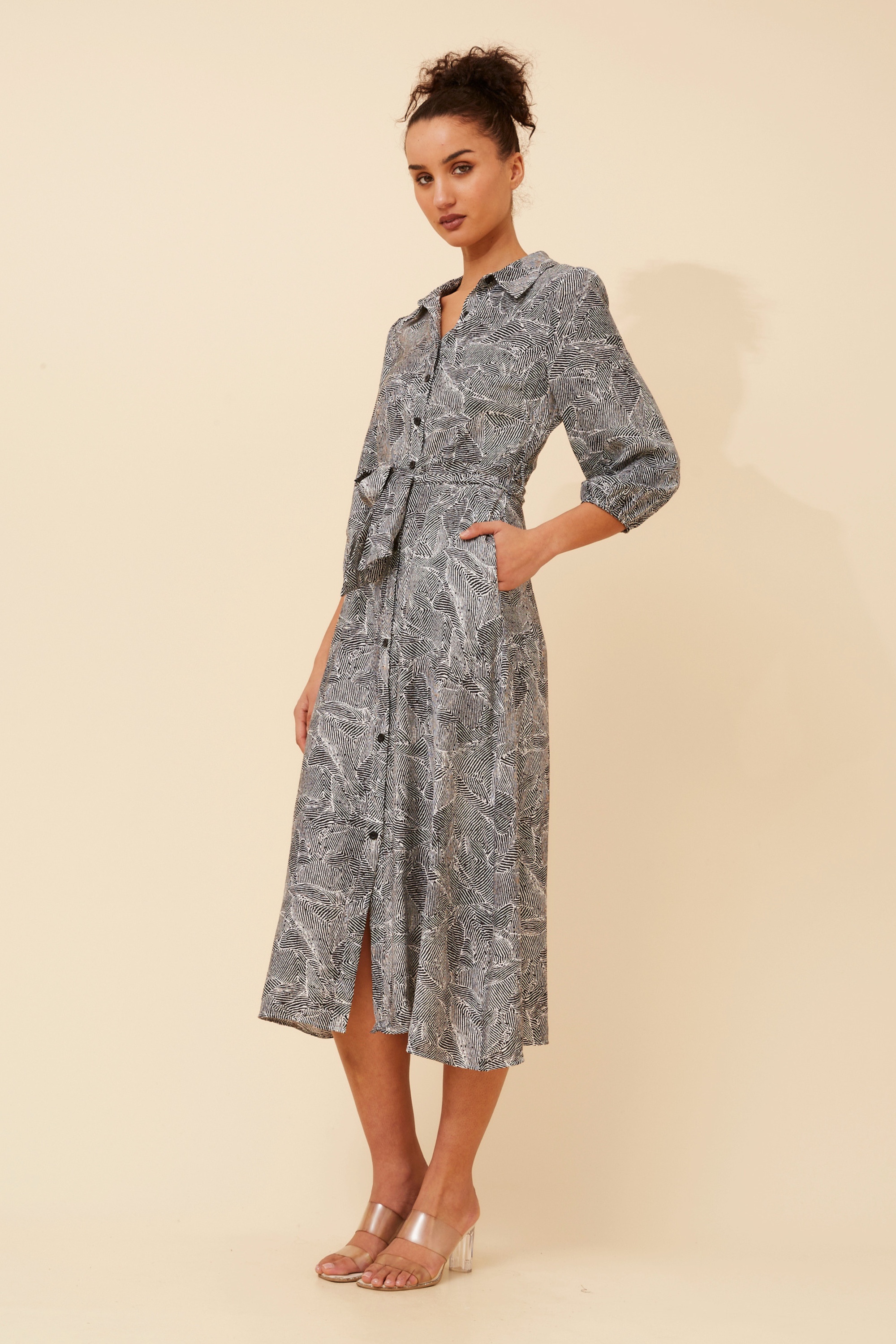 MURPHY ANIMAL PRINT MAXI DRESS
