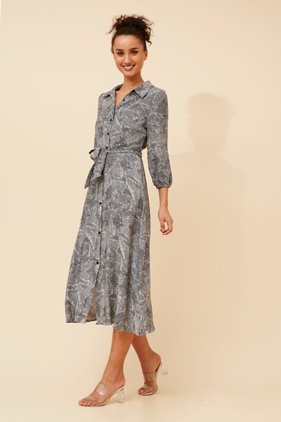 MURPHY ANIMAL PRINT MAXI DRESS