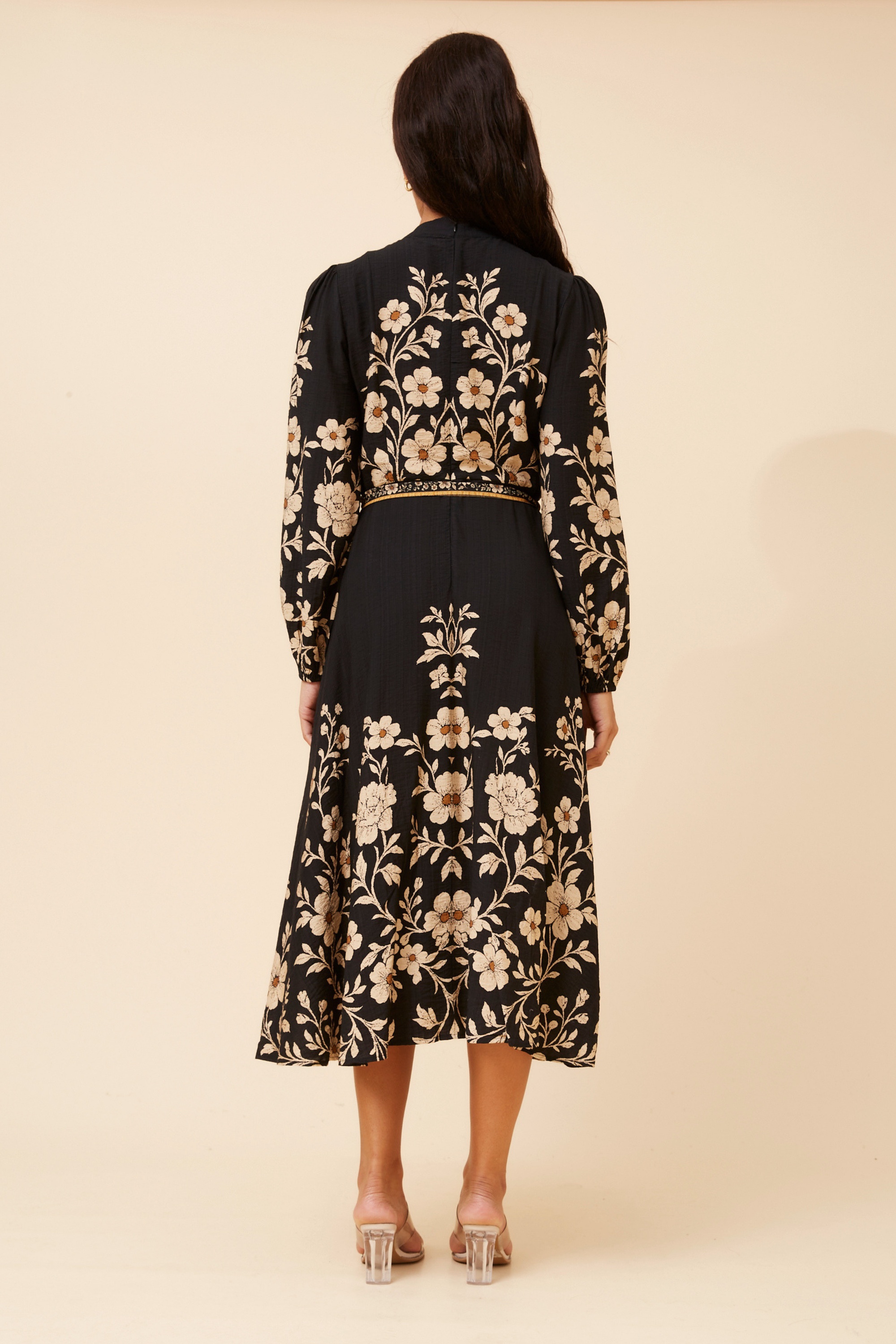 MUSETTA FLORAL MIDI DRESS