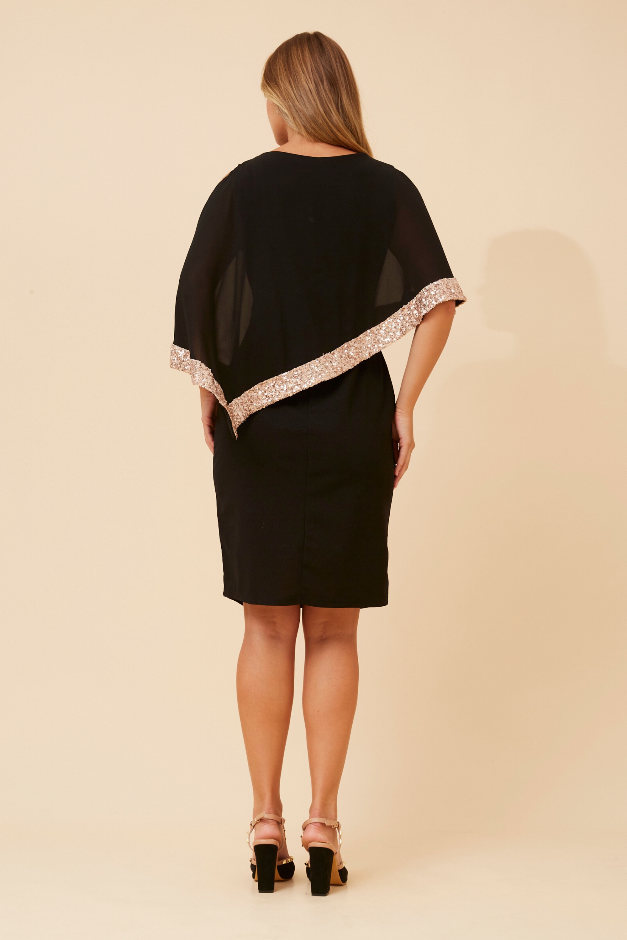 MYLIE DOUBLE LAYER SHIFT DRESS