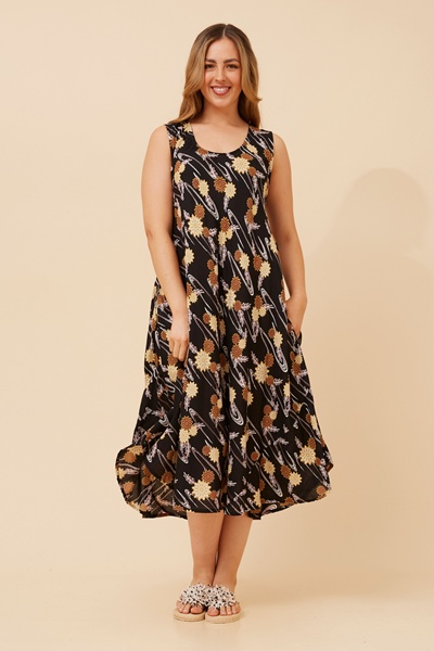 NAIROBI FLORAL MIDI DRESS