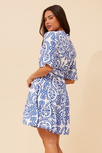 NATHALIA EMBROIDERED DRESS