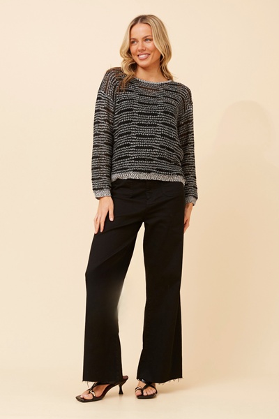 NAVA SEQUIN KNIT PULLOVER