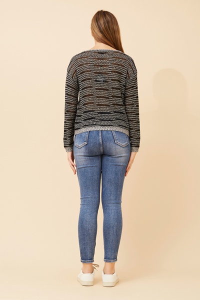 NAVA SEQUIN KNIT PULLOVER