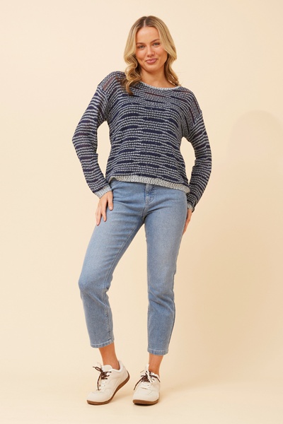 NAVA SEQUIN KNIT PULLOVER