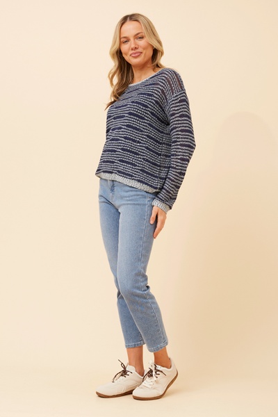 NAVA SEQUIN KNIT PULLOVER
