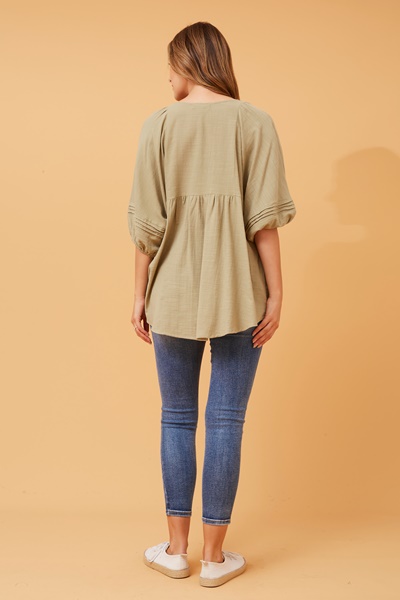 NAVEEN LACE DETAIL TOP