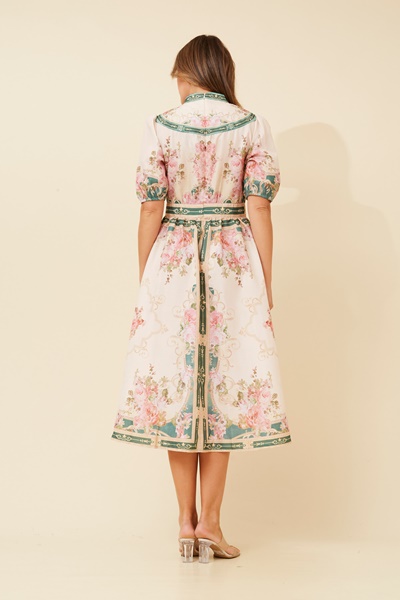 NAYELI FLORAL MIDI DRESS