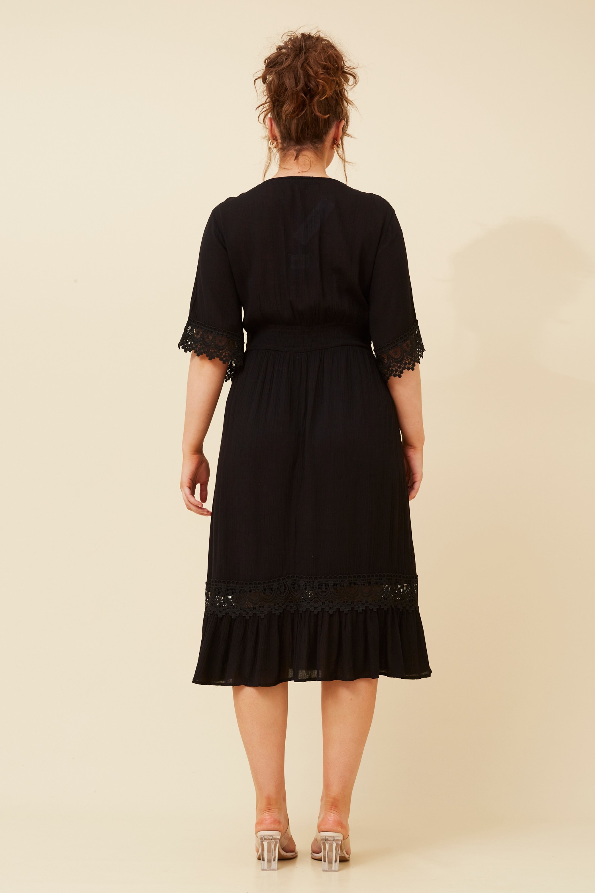 NAYLA LACE MIDI DRESS