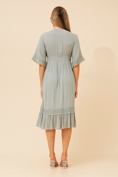 NAYLA LACE MIDI DRESS