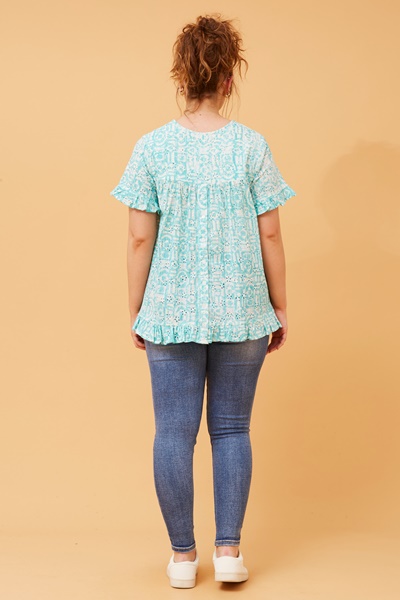 NEETA BRODERIE ANGLAISE TOP