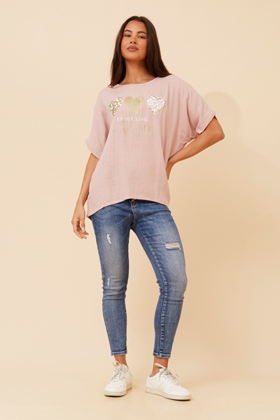 NERA FOIL PRINT T-SHIRT