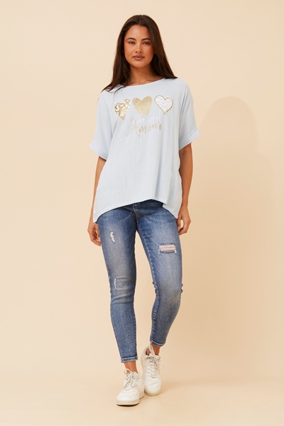 NERA FOIL PRINT T-SHIRT