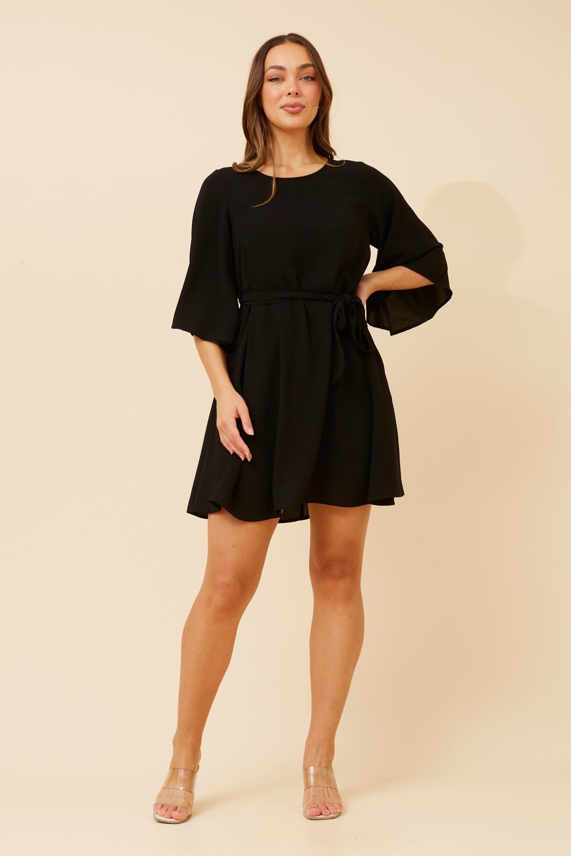 NERINE BELL SLEEVES DRESS