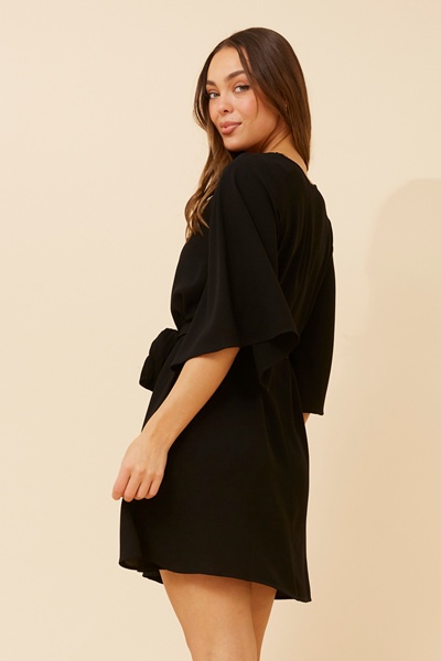 NERINE BELL SLEEVES DRESS