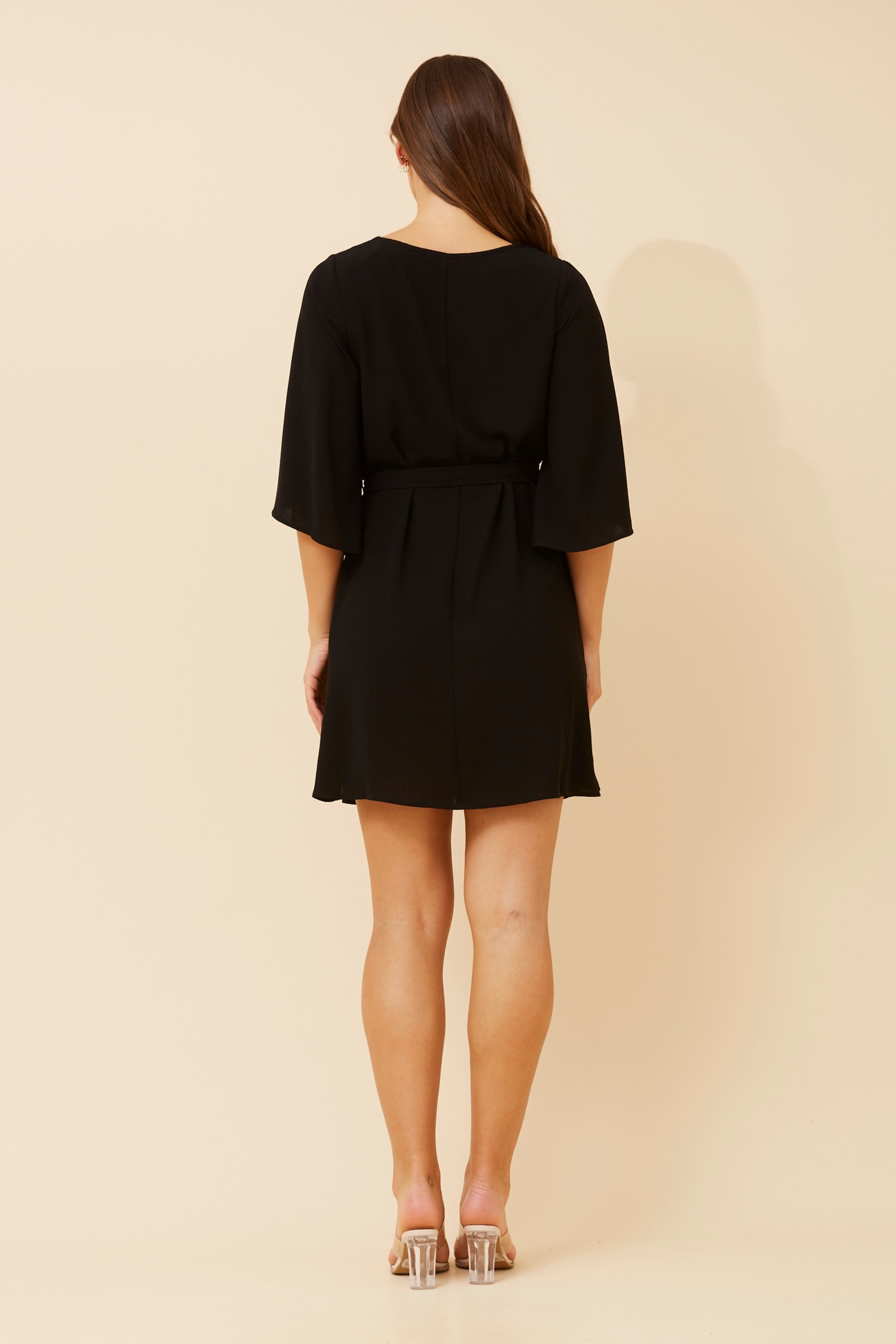 NERINE BELL SLEEVES DRESS