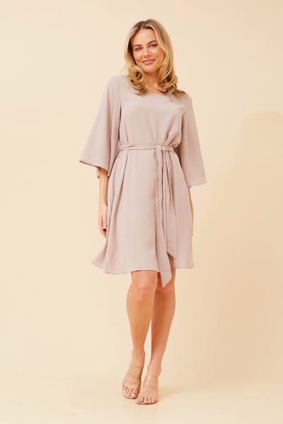 NERINE BELL SLEEVES DRESS