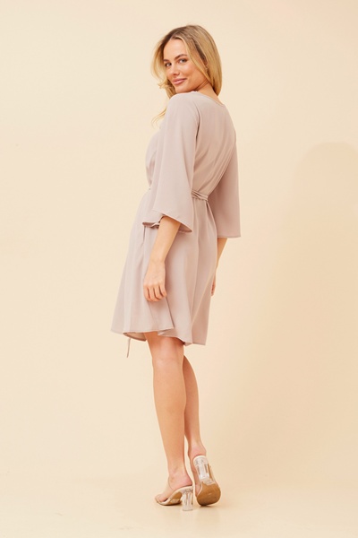 NERINE BELL SLEEVES DRESS