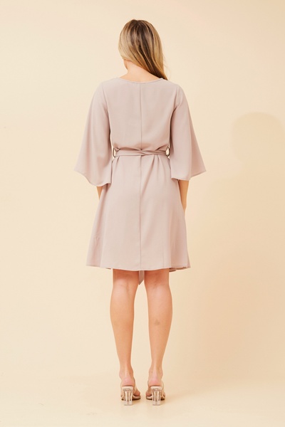 NERINE BELL SLEEVES DRESS