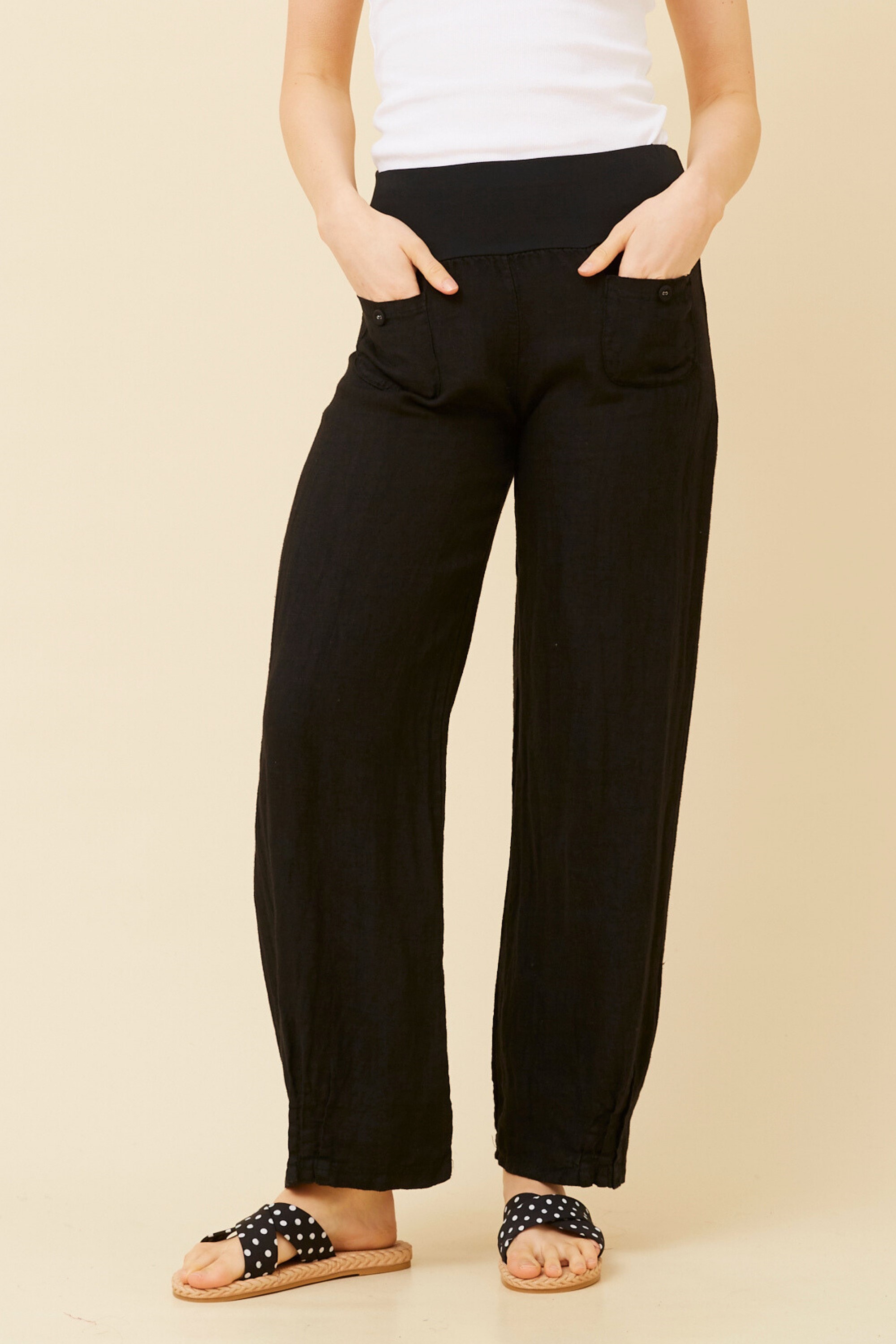 NIALLA LINEN PANTS