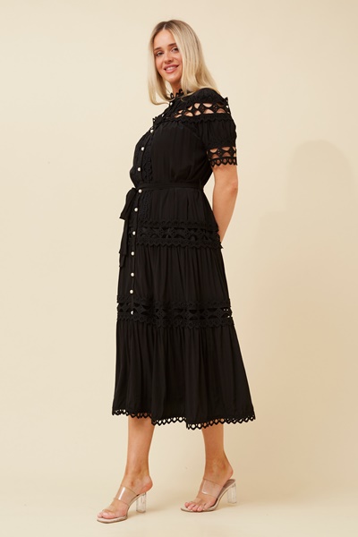 NIAM LACE MIDI DRESS