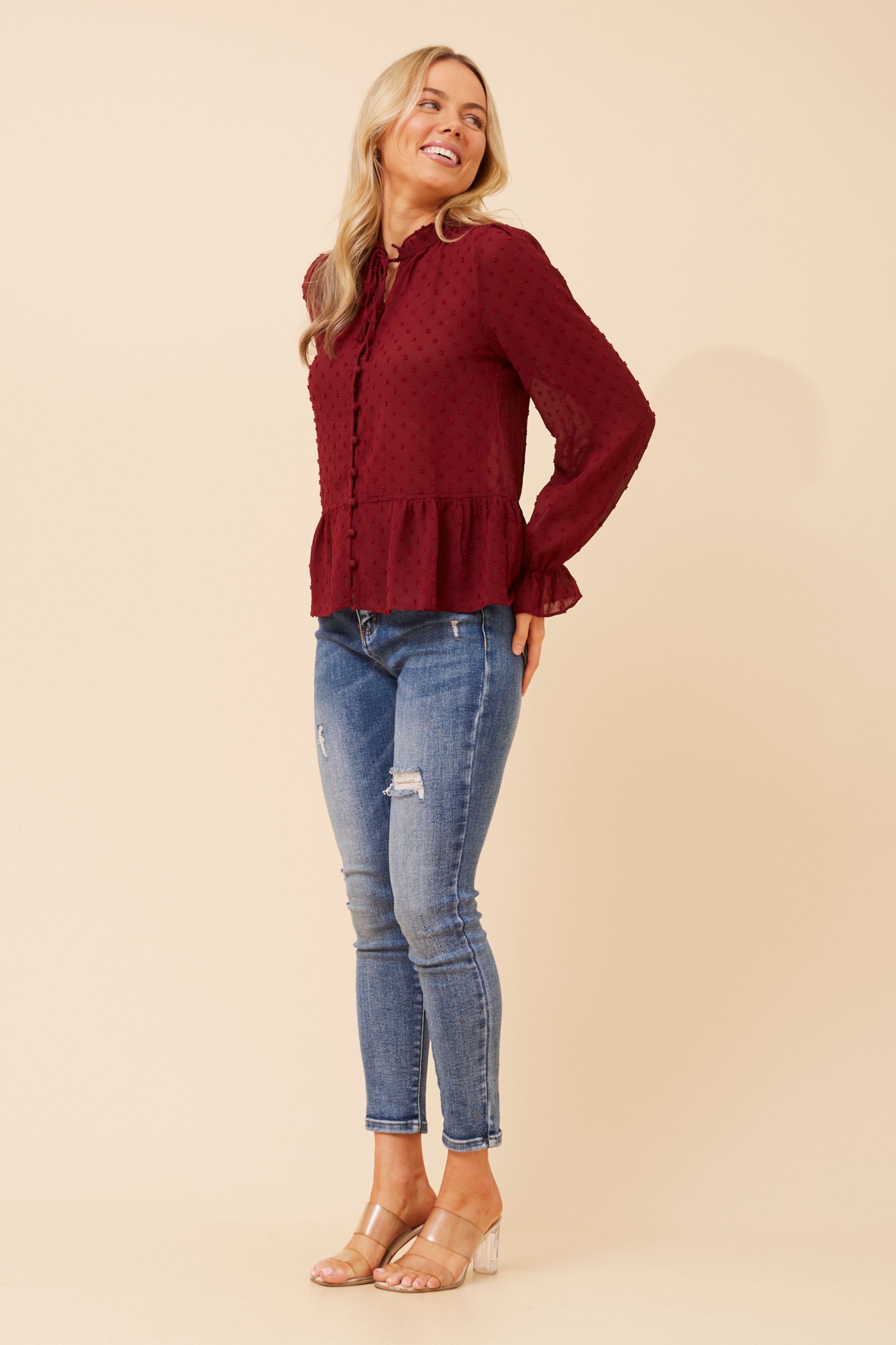NINETTA FLORAL EMBROIDERED SHIRT