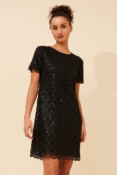 NIVA SEQUIN SHORT DRESS