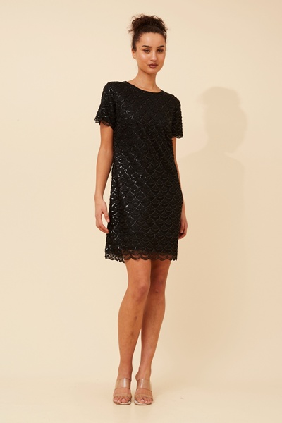 NIVA SEQUIN SHORT DRESS