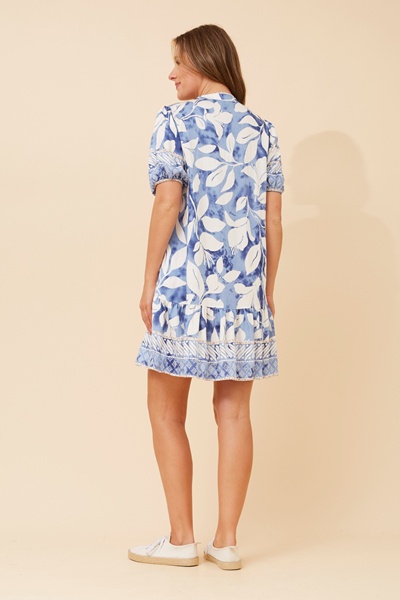 NIXA LEAF PRINT DRESS
